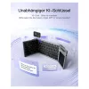 Inateck KB06101_STEEL GRAY Tastatur Home RF Wireless + Bluetooth QWERTZ English Schwarz