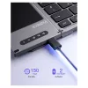 Inateck KB06101_STEEL GRAY Tastatur Home RF Wireless + Bluetooth QWERTZ English Schwarz