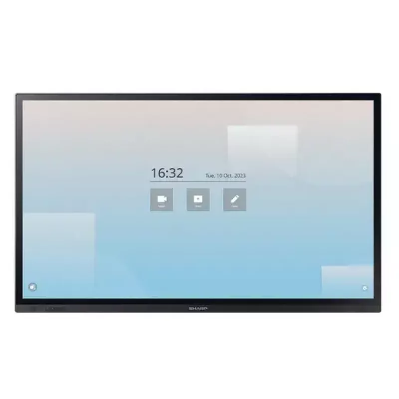 Interaktives Flachbildschirm Sharp PN-LA862 86 Zoll 4K Ultra HD Touchscreen Schwarz