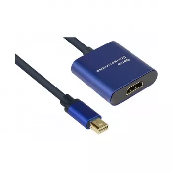 Video-Kabel-Adapter Alcasa MDP-HDMI2 0,2 m Mini DisplayPort HDMI Schwarz Blau