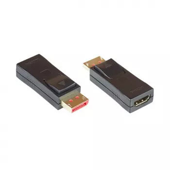 Alcasa HDMI-DP14G Kabel Interface/Gender Adapter Displayport Schwarz (HDMI-DP14G)
