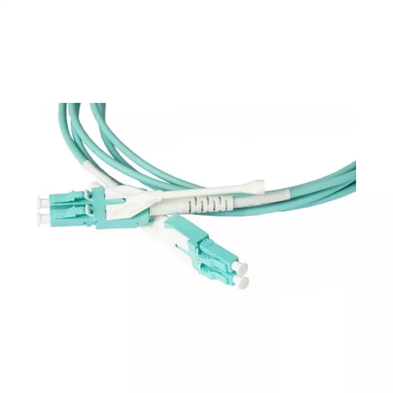 Patchkabel LWL Duplex OM3 (Multimode, 50/125) LC/LC, UNIBOOT, LSZH, umkehrbare Polarität, Entriegelungslasche, 2 m, Good Connections® (LW-U802LC3)