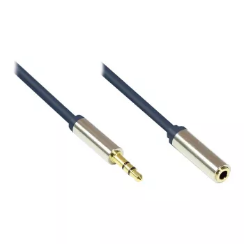 Audiokabel Alcasa GC-M0055 5m 3,5mm Blau