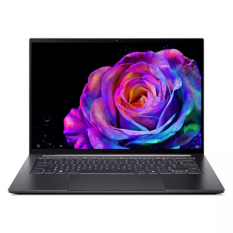 Notebook Acer Swift X 14 OLED SFX14-73G-975F NX.J81EG.004 — 14,5 Zoll 2880×1800, Intel Core Ultra 9 285H, 2 TB SSD, GeForce RTX 5070, HDMI/USB-C, Windows 11 Home