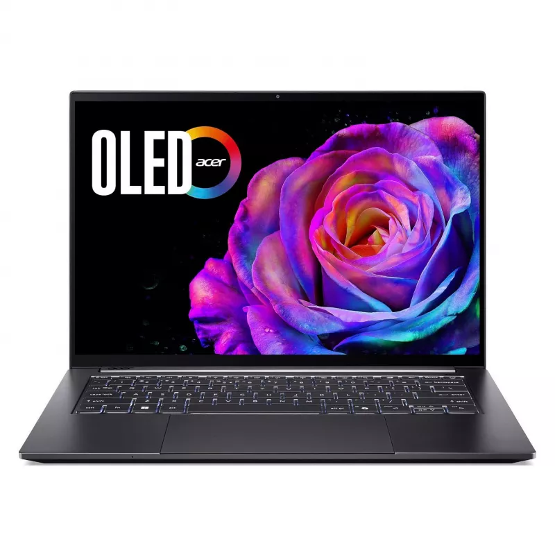 Notebook Acer Swift X 14 OLED SFX14-73G-975F NX.J81EG.004 — 14,5 Zoll 2880×1800, Intel Core Ultra 9 285H, 2 TB SSD, GeForce RTX 5070, HDMI/USB-C, Windows 11 Home