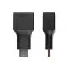USB-Adapter USB C auf USB A Alcasa USB-AD201 Schwarz