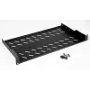 Rack-Einlegeboden EQUIP Fester Einlegeboden 19 Zoll, 1HE, 400 mm Tiefe, schwarz, 485 mm Breite
