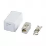 RJ-45-Buchse BTR 130B21D1APL-E Cat6a Weiß flach