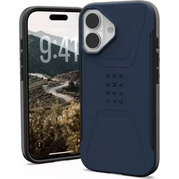 UAG Urban Armor Gear Civilian MagSafe Hülle | Apple iPhone 17 | mallard (Blau) | 114547115555 (114547115555)