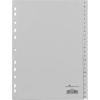 Tab Index Durable 650810 Polypropylen PP Grau