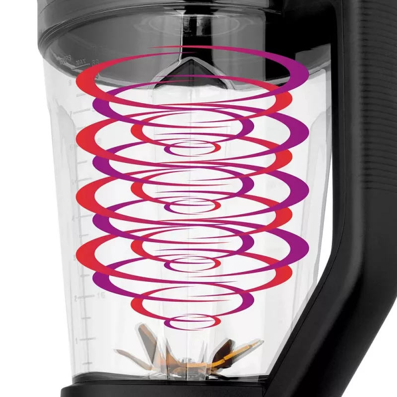 Tischmixer GASTROBACK Mix & Soup (2000 W, 2 L, Tritan-Behälter, Titanmesser, Touch-Bedienung, Schwarz/Edelstahl)