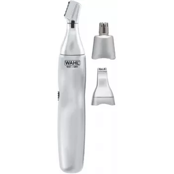 Wahl Ohr-, Nasen- & Augenbrauen-3-in-1-Präzisionstrimmer, Silber