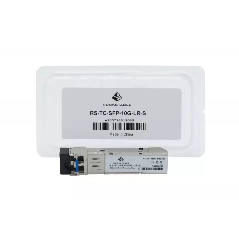Glasfaser 10GBASE-LR SFP+ Transceiver Rockstable — 10 Gbit/s, 1310 nm, LC, 10 km
