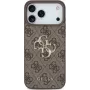 GUESS Hard Cover 4G Big Metal Logo Braun, für Apple iPhone 17 Pro Max, GUHCP17X4GMGBR