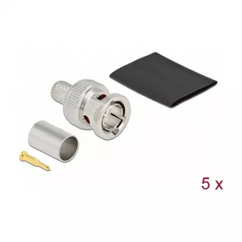 BNC-Stecker zum Crimpen RG6 DeLOCK 90026
