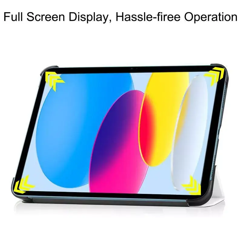 Tablet-Hülle CoreParts TABX-IP10-COVER6 — Flip-Hülle für Apple iPad (2022), 27,7 cm (10,9 Zoll), 2 Standmodi, Weiß