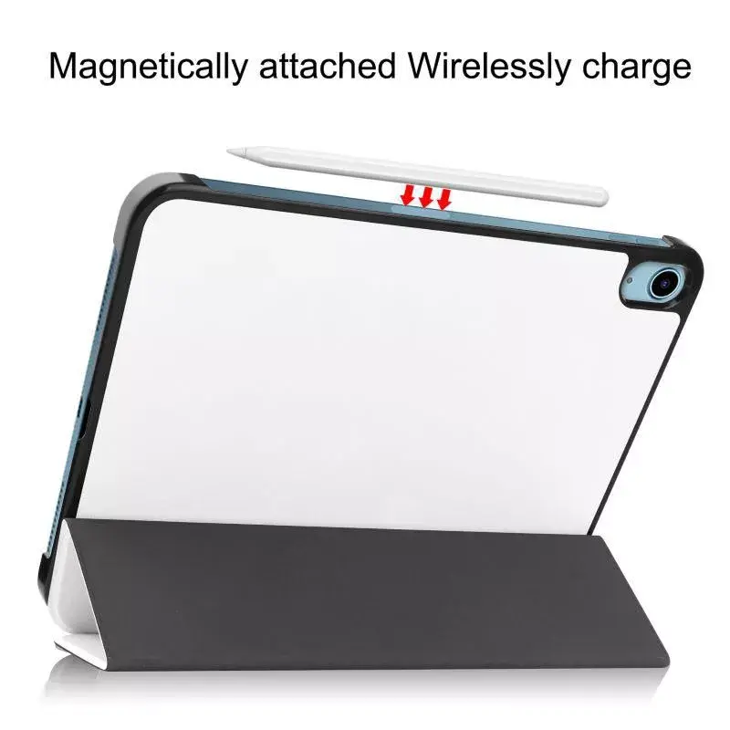 Tablet-Hülle CoreParts TABX-IP10-COVER6 — Flip-Hülle für Apple iPad (2022), 27,7 cm (10,9 Zoll), 2 Standmodi, Weiß