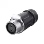 Kabelverbinder Alcasa IC01-20P202 S1 Strom 2-polig Schwarz