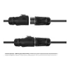 Kabelverbinder Alcasa IC01-20P202 S1 Strom 2-polig Schwarz