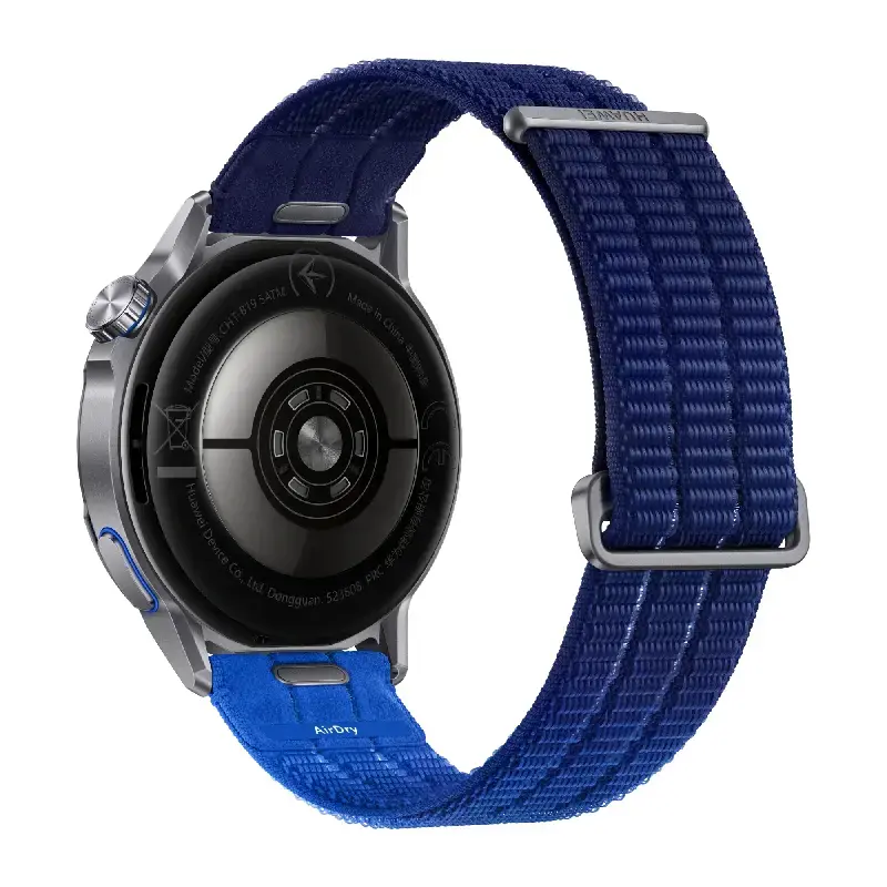 Smartwatch HUAWEI WATCH GT Runner 2 — 1,32 Zoll (3,35 cm) AMOLED 466×466, GPS, Titan, Fluorelastomer-Armband, wasserdicht bis 40 m