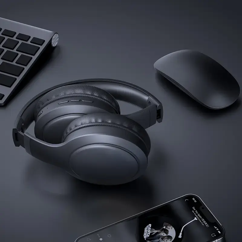 Headset HAVIT HVBT-H630BT Kabelloses Bluetooth-Headset mit Kopfbügel, 20–20000 Hz, Circumaural, USB-C, Schwarz