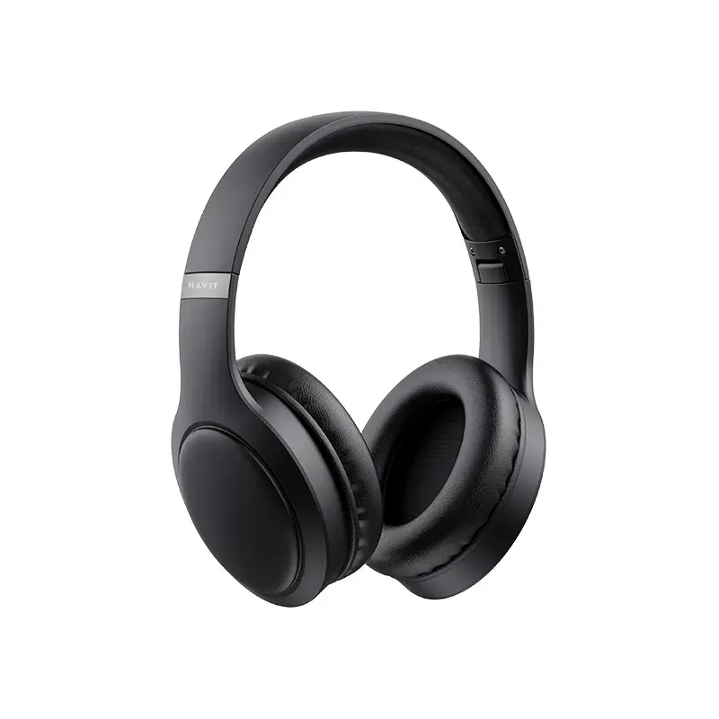 Headset HAVIT HVBT-H630BT Kabelloses Bluetooth-Headset mit Kopfbügel, 20–20000 Hz, Circumaural, USB-C, Schwarz