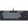 Mechanische Tastatur Cherry KC 500 MX LP TKL — MX Low-Profile-Schalter, Tenkeyless, US-Layout, Ivory