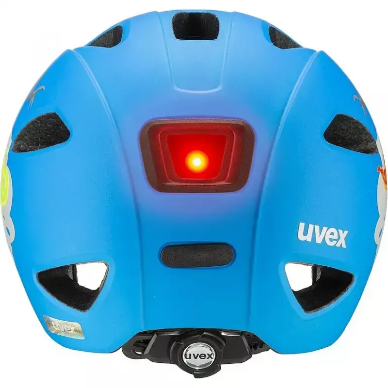 Schutzhelm UVEX oyo style Blau, Grün - Hartschalenkonstruktion, Kinderfahrradhelm