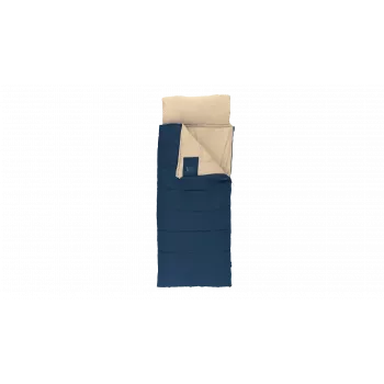 Schlafsack Outwell Contour Lux 190 cm, synthetisch, Reißverschluss links, tiefblau