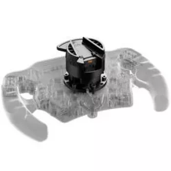 Asetek SimSports Universal QR Adapter USB-A mit 70 mm und 50,8 mm Lochabstand – Schwarz
