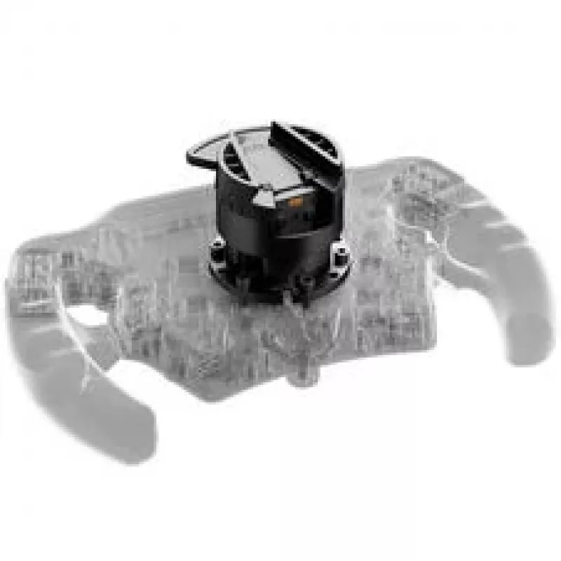 Asetek SimSports Universal QR Adapter USB-A mit 70 mm und 50,8 mm Lochabstand – Schwarz