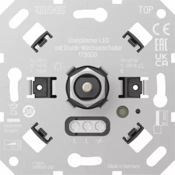 Jung Drehdimmer LED 1735 DD mit Druck-Wechselschalter 1 (1735DD)