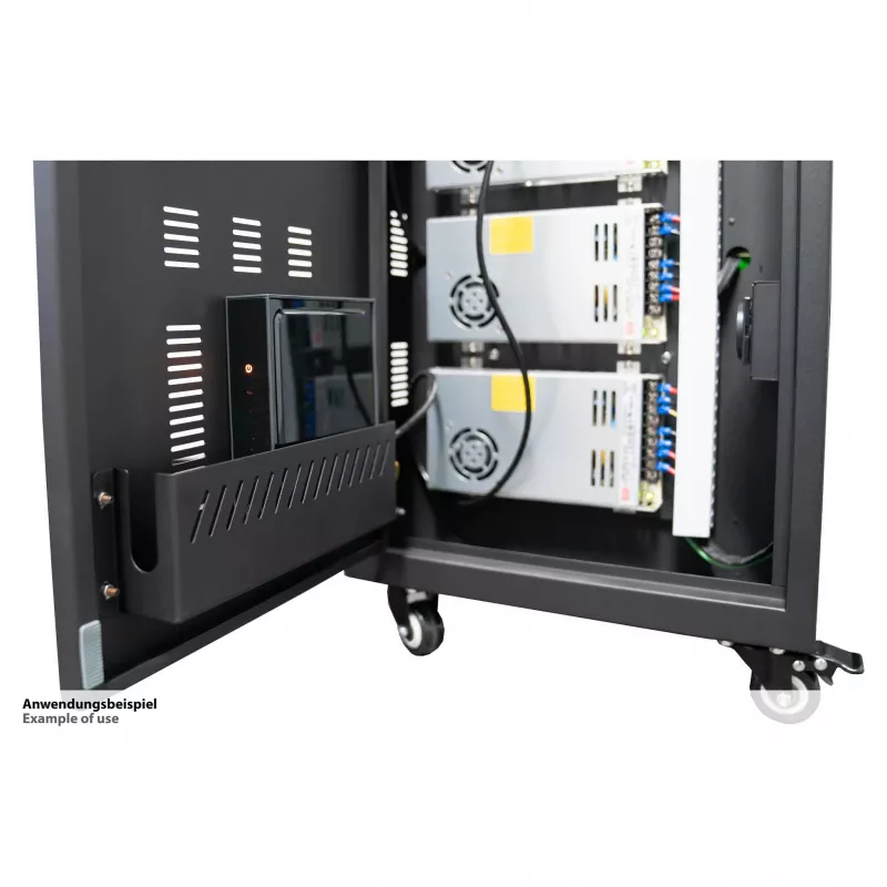 GoodConnections ANTARES PRO T20C Tablet-Ladewagen mit 11 USB-C 30W Ports PD3.0 UVC-Desinfektion Grau