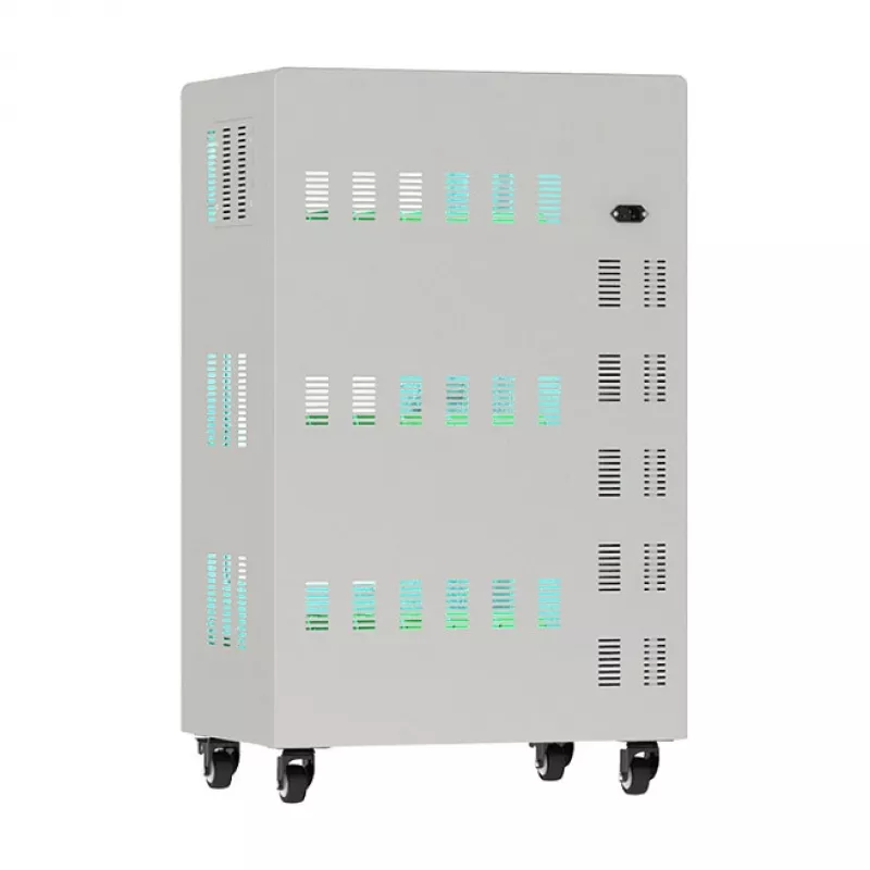 GoodConnections ANTARES PRO T30C Tablet-Ladewagen to 11 USB-C 30W Port PD3.0 UVC-Desinfektion Grau