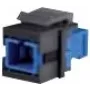 Steckdose Bachmann 918.072 Schwarz Blau 1 Modul