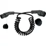 InLine 16273S Ladekabel für Elektrofahrzeuge, Typ 2, 11 kW, 3-phasig, 3 m Spiralkabel