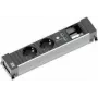 Bachmann 916.0514 Verlängerungskabel 0,2 m 2 AC-Ausgänge Innenbereich Schwarz - Silber (916.0514)