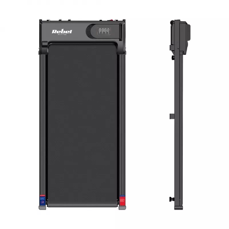 Elektrisches Laufband Rebel RBA-1017 — LED-Anzeige, Geschwindigkeit 1–6 km/h, max. Benutzergewicht 100 kg, netzbetrieben