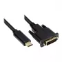 Alcasa GC-M0110 Videokabel-Adapter 2 m USB Type-C DVI-D Schwarz (GC-M0110)