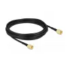 Antennenkabel DeLOCK RP-SMA-Stecker auf RP-SMA-Stecker LMR/CFD100 5 m
