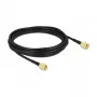 Antennenkabel DeLOCK RP-SMA-Stecker auf RP-SMA-Stecker LMR/CFD100 5 m