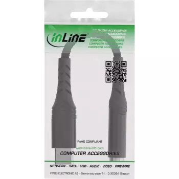 Audio-Adapter InLine 33054E USB-C auf 3,5 mm mit integriertem DAC, 15 cm Kabel