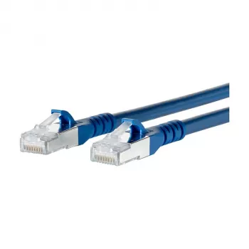 METZ CONNECT 1308450544-E 0.5m Cat6a S/FTP (S-STP) Blaues Netzwerkkabel (1308450544-E)