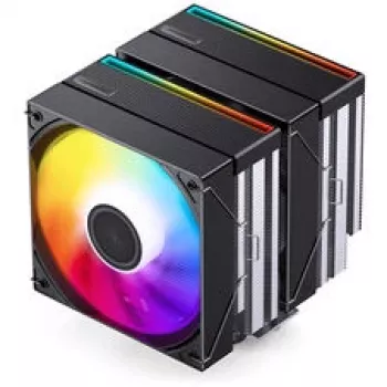CPU-Kühler Jonsbo CB80 Dual-Tower mit 2 x 120mm PWM-RGB-Lüftern – schwarz