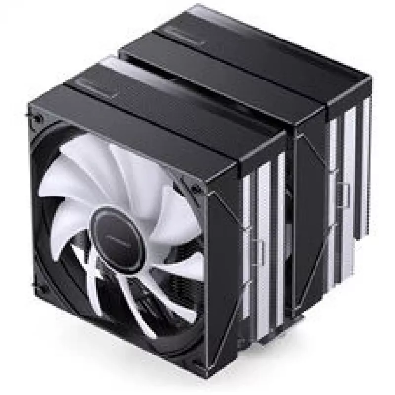 CPU-Kühler Jonsbo CB80 Dual-Tower mit 2 x 120mm PWM-RGB-Lüftern – schwarz