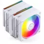 CPU-Kühler Jonsbo CB80 Dual-Tower mit 2×120mm PWM ARGB-Lüftern — Weiß