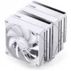 CPU-Kühler Jonsbo CB80 Dual-Tower mit 2×120mm PWM ARGB-Lüftern — Weiß