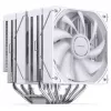 CPU-Kühler Jonsbo CB80 Dual-Tower mit 2×120mm PWM ARGB-Lüftern — Weiß