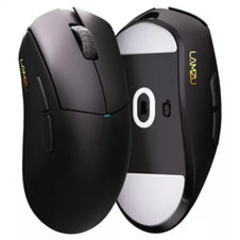 Lamzu Paro Gaming-Maus – 8 kHz Polling-Rate, 2,4 GHz Wireless, Schwarz