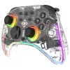 Gamepad Deltaco Gaming GAM-198-T Transparent Bluetooth/USB USB-C für Nintendo Switch, Switch 2, Switch OLED, Android, PC